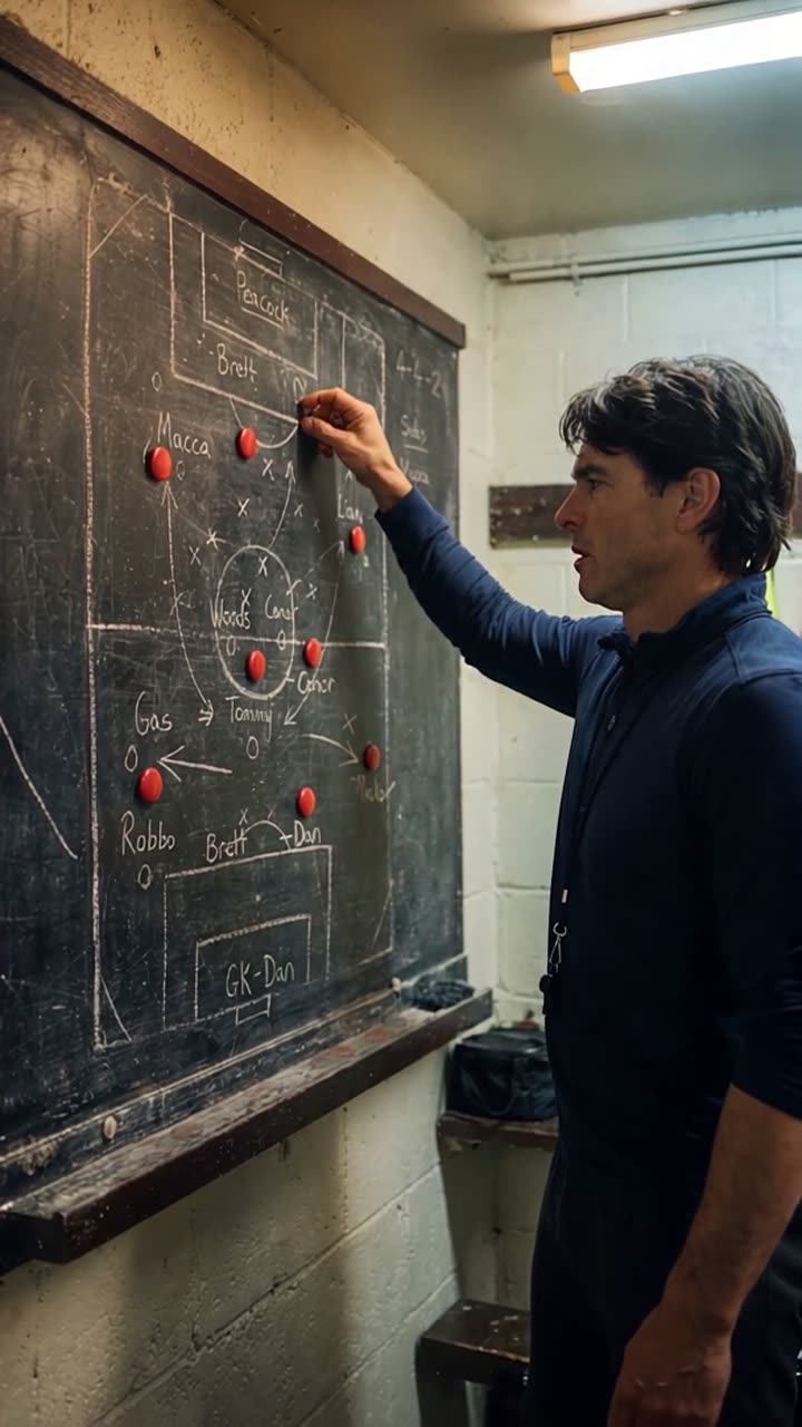 The Gafferboard film: a coach's Saturday morning, from the chalkboard in the changing room to the phone on the touchline